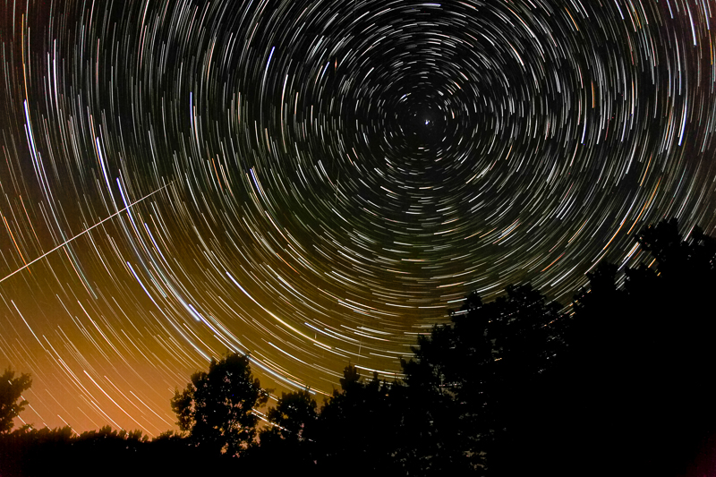 Backyard Star Trails - Traverse City