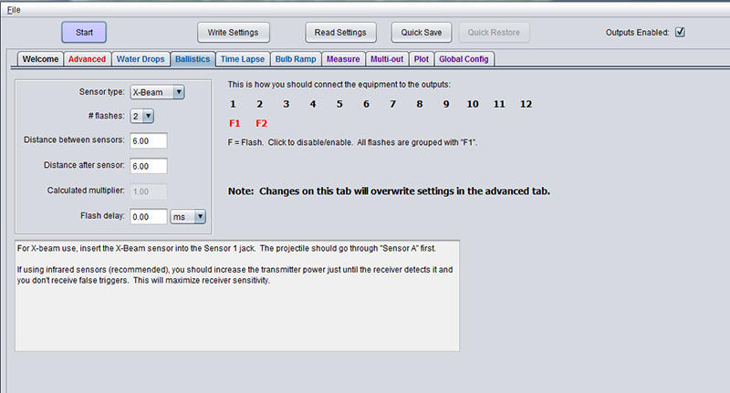 Ballistics Tab