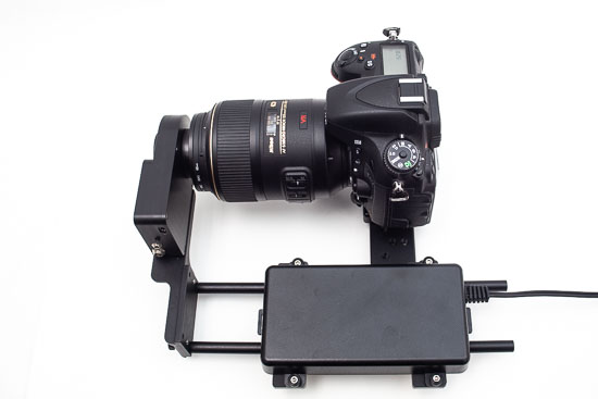 High Speed Shutter Support with Camera and Battery