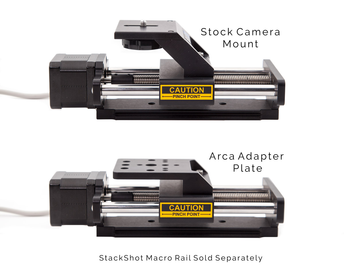 Low Profile Arca Swiss Adapter with Clamp for  COGNISYS StockShot 
